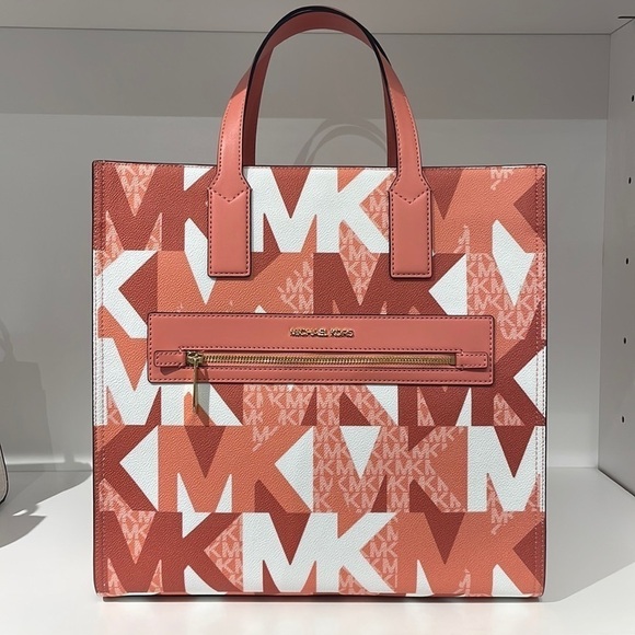 Michael Kors MK logo print Kenly bag tote - Picture 3 of 7